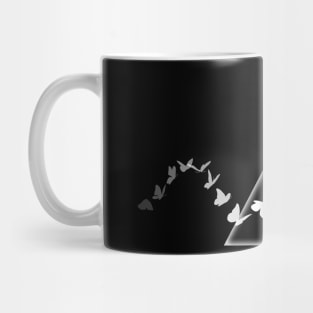 butterfly into prism Mug